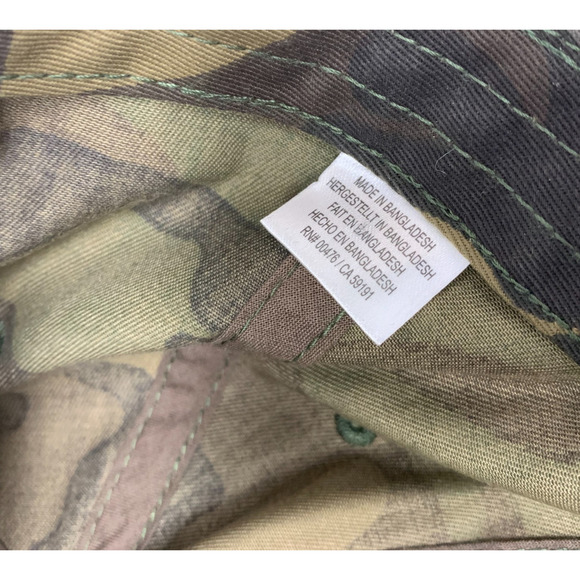 American Needle California Republic Dad Hat Strapback Cap Camo Camouflage OSFM - Picture 7 of 8